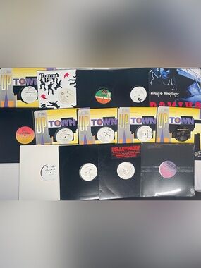 Bundle Of 14 12in 90s Vinyl Records Assorted Promotional Exclusives